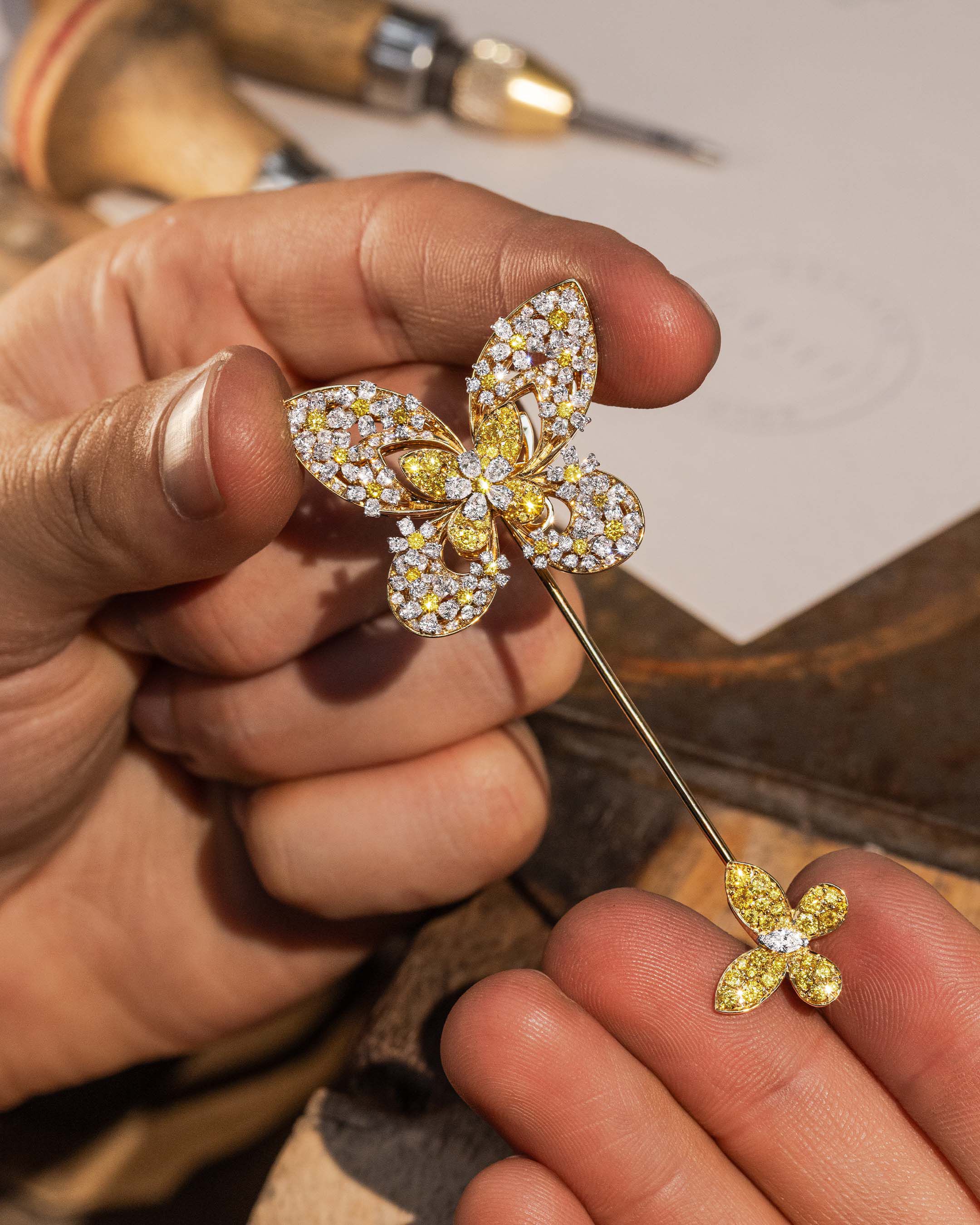 フローラ, Butterfly Brooch - Graff